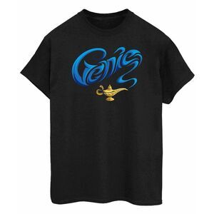 Aladdin Mens Genies Lamp Cotton T-Shirt / Black